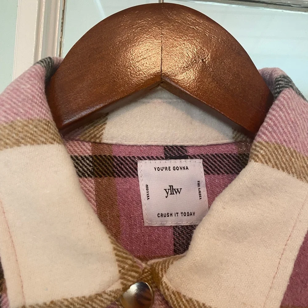 NWOT YLLW The Label Flannel - Picture 5 of 5